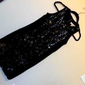 Michael Kors sequin black dress size 0. Total length:35inches